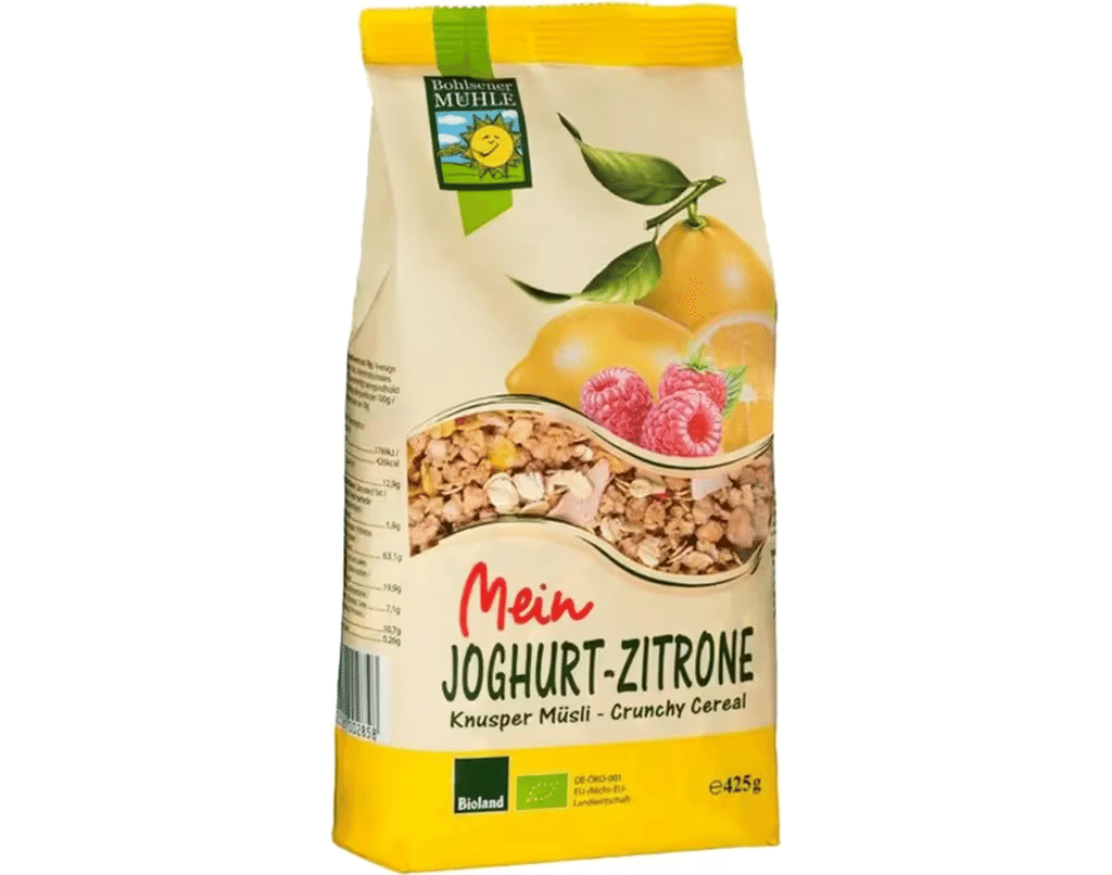 Cereais Crunchy Bio Iogurte C Lim O Gr Bohlsener Nutrip Dia