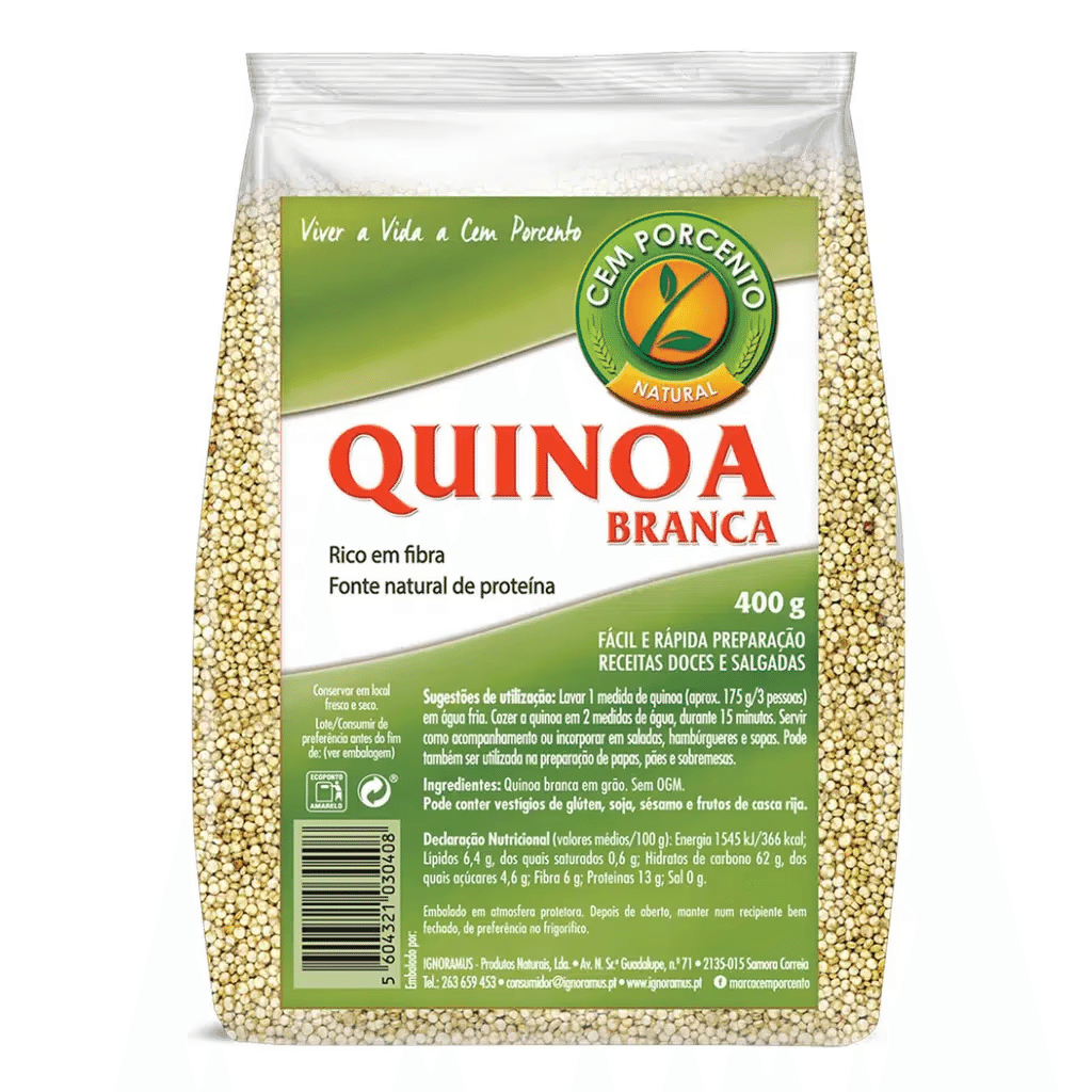 Quinoa Real em Grão - CEM PORCENTO
