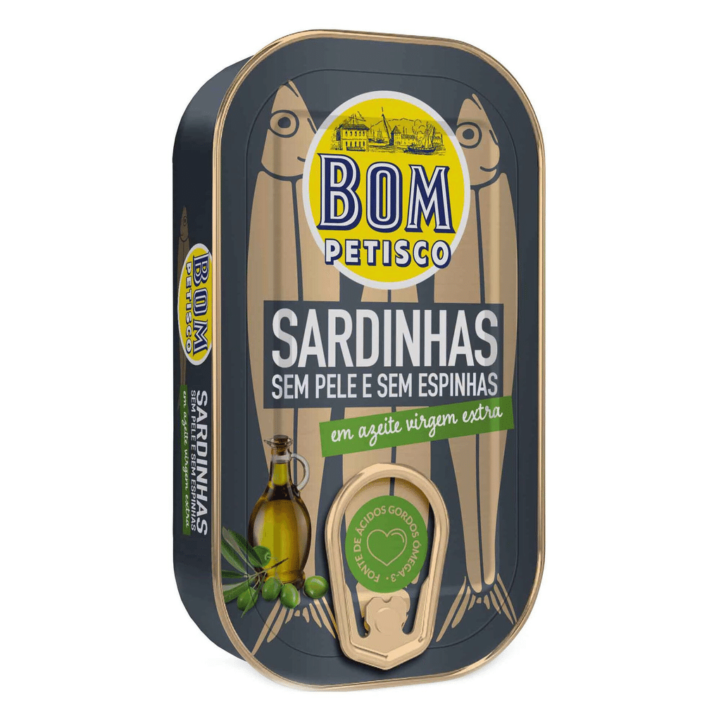 Sardinha Sem Pele E Sem Espinhas Em Azeite Virgem Extra Bom Petisco