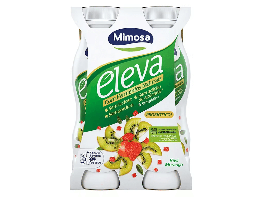 Bifidus Eleva Sem Lactose Magro Liquido Kiwi Morango X Ml Mimosa