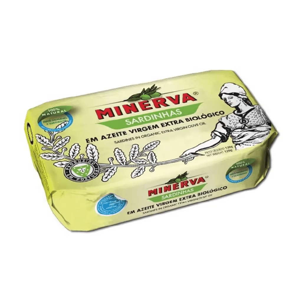 Sardinha Inteira em Azeite Biológico MINERVA Nutripédia