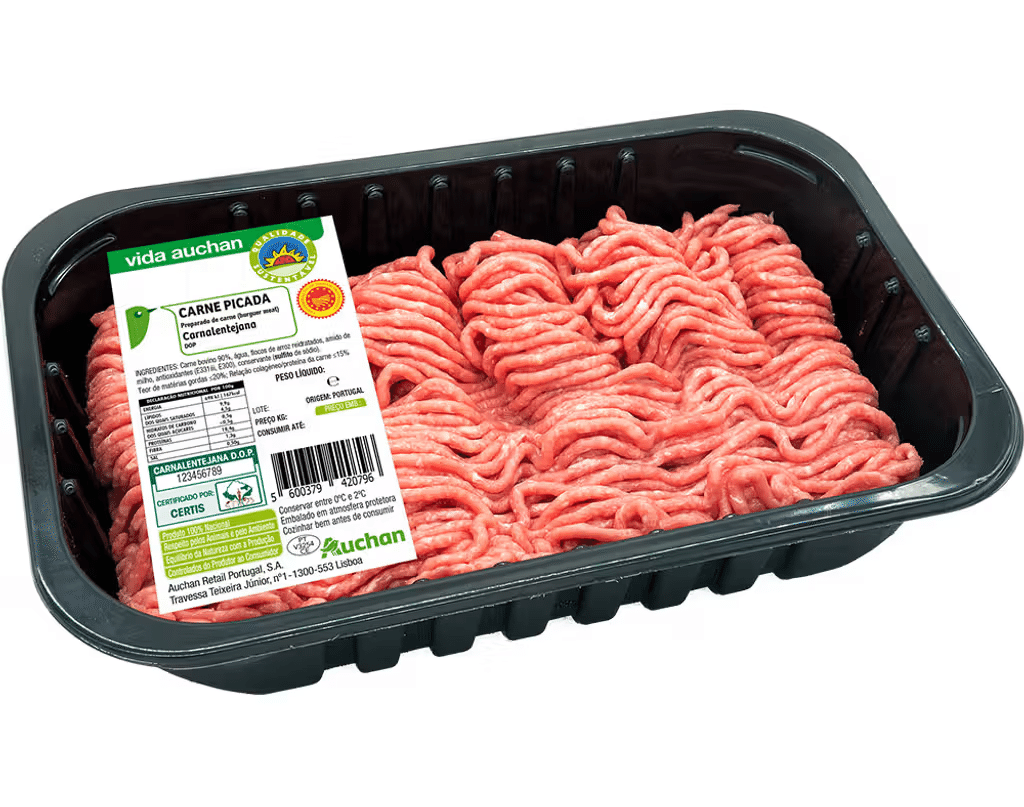 Preparado De Carne Picada Bovino Vida Carnalentejana 400g AUCHAN