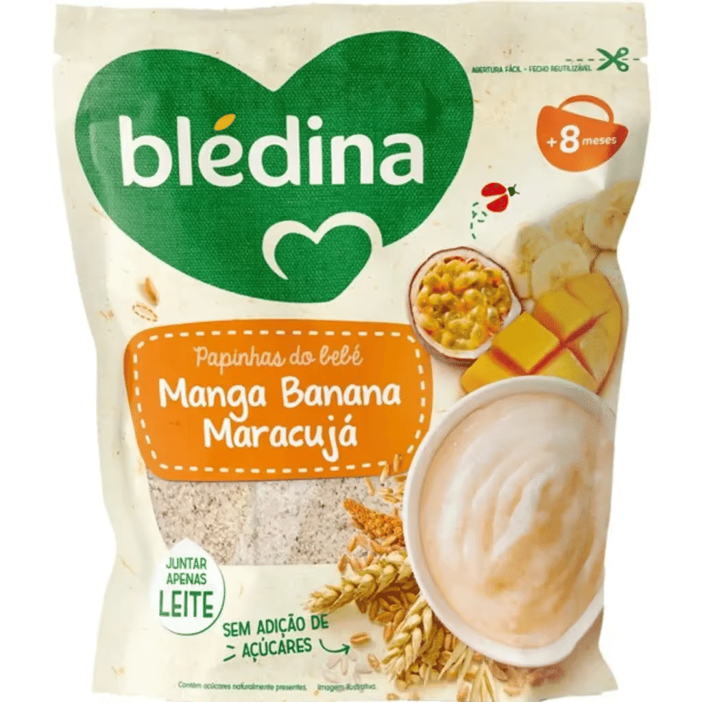 Papinha não Láctea Manga, Banana e Maracujá +8 Meses - BLÉDINA