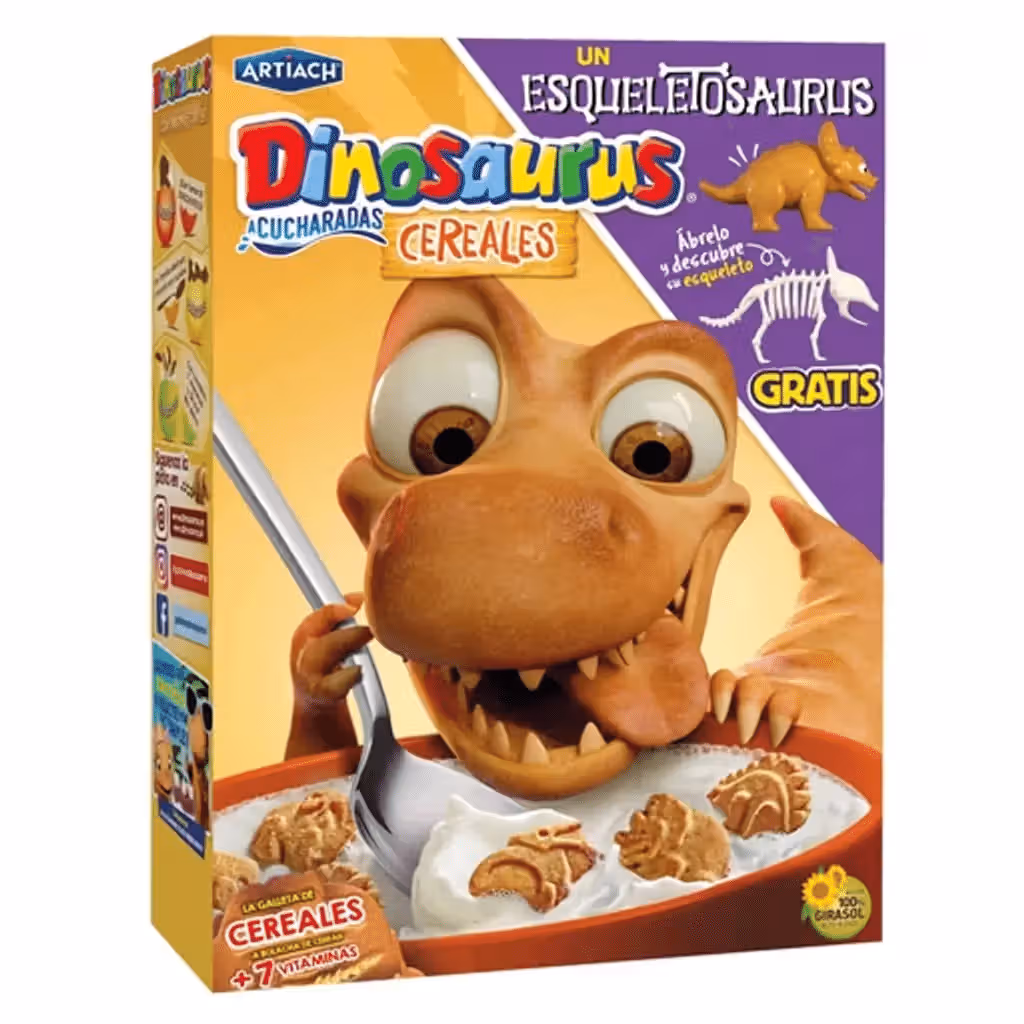Bolacha Dinossaurus Cucharadas Cereais - ARTIACH