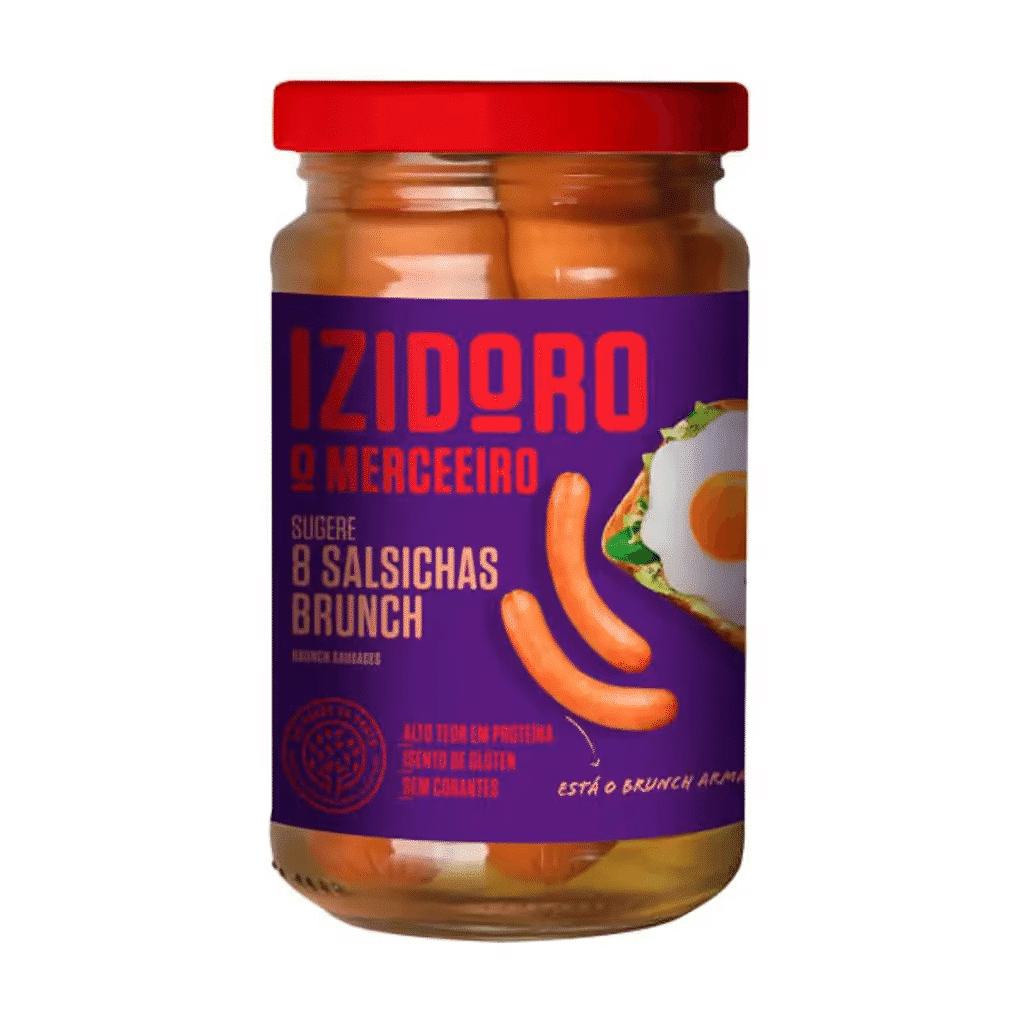 Salsichas Porco Brunch Frasco 8 unidades - IZIDORO