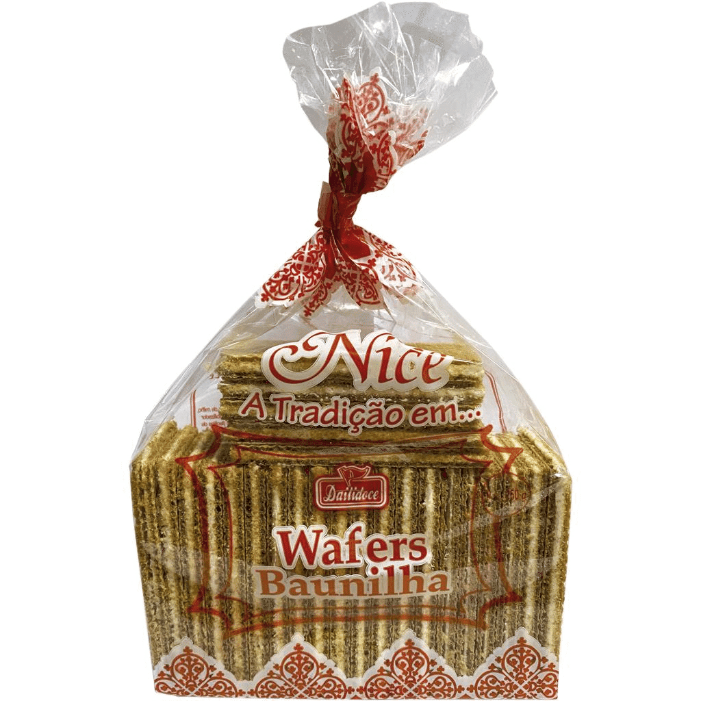 Bolachas Waffers Nice Baunilha, emb. 250 gr - DAILIDOCE