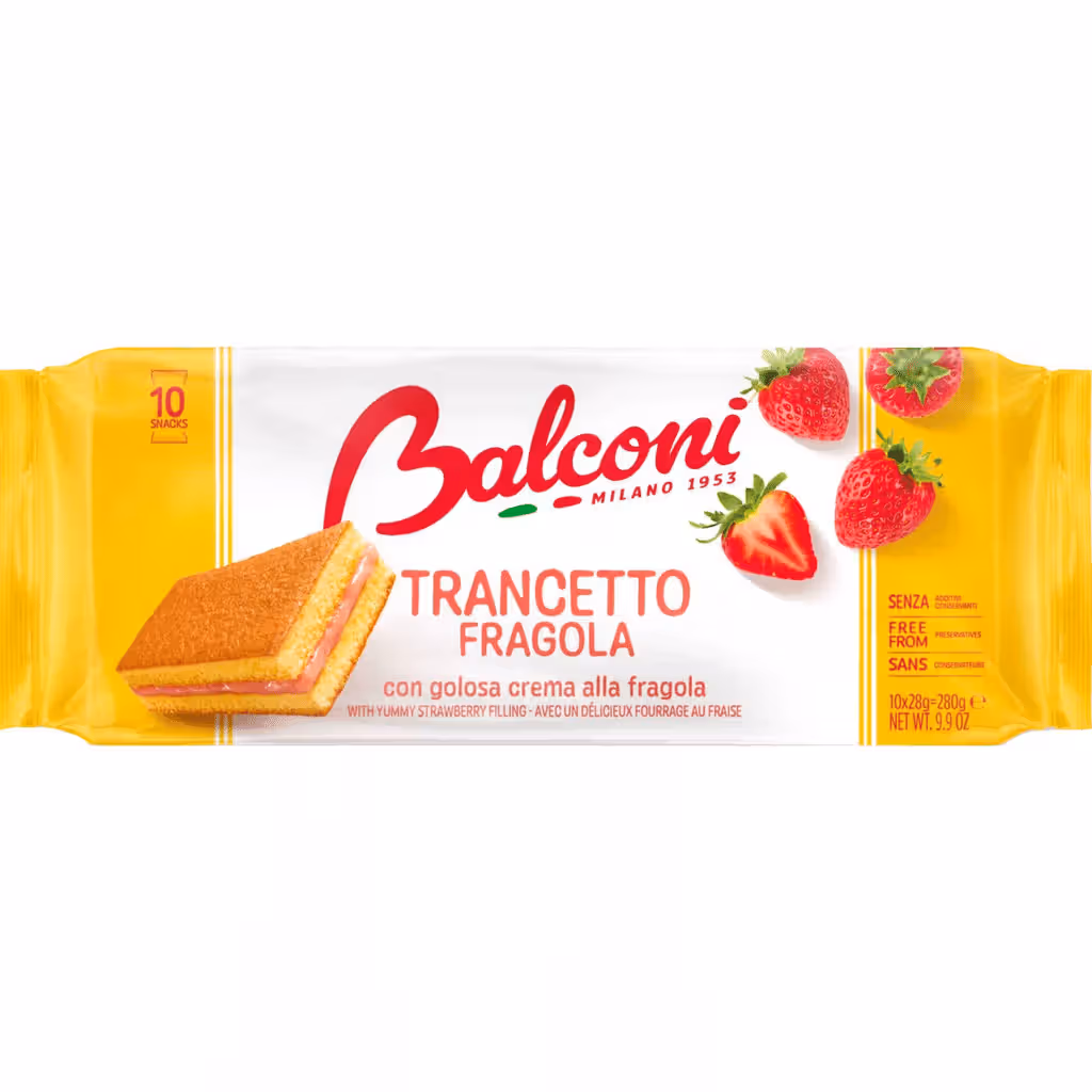 Bolo Trancetto com Recheio Morango - BALCONI