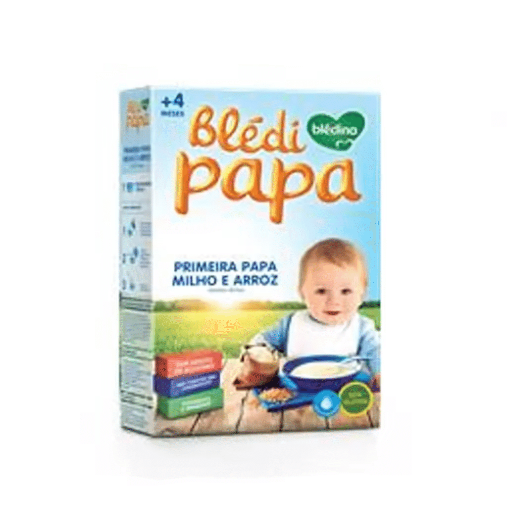 Farinha láctea 1ª papa milho e arroz 4 meses - BLEDIPAPA