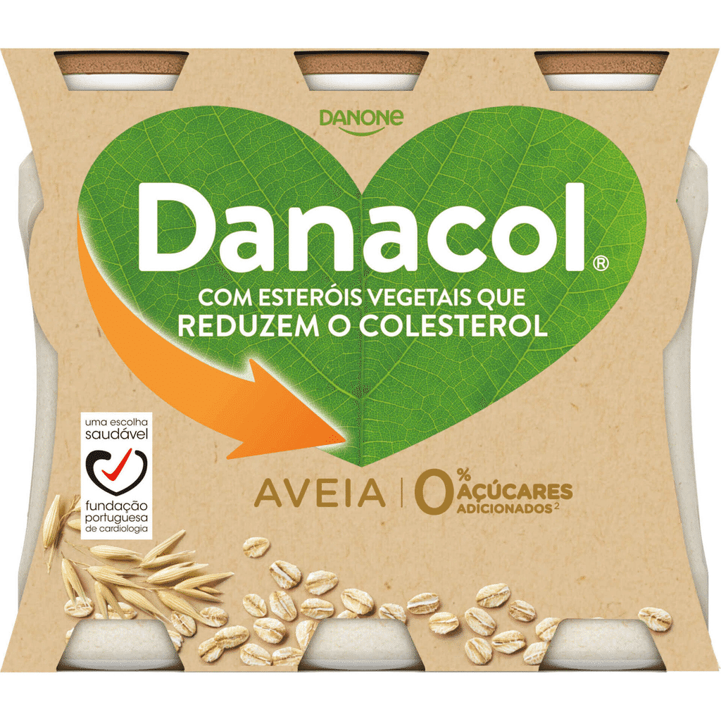 Iogurte Líquido Reduz Colesterol Aveia - DANACOL DANONE