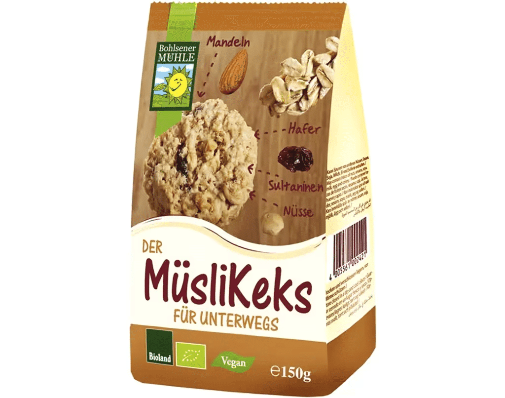 Bolachas Bio Energia Muesli 150Gr - BOHLSENER MUEHLE