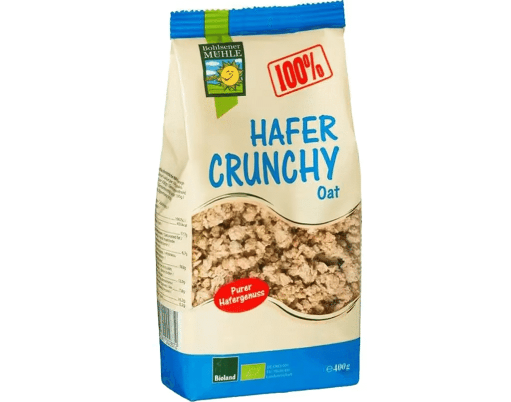 Cereais Bio Crunchy Aveia 400Gr - BOHLSENER MUEHLE
