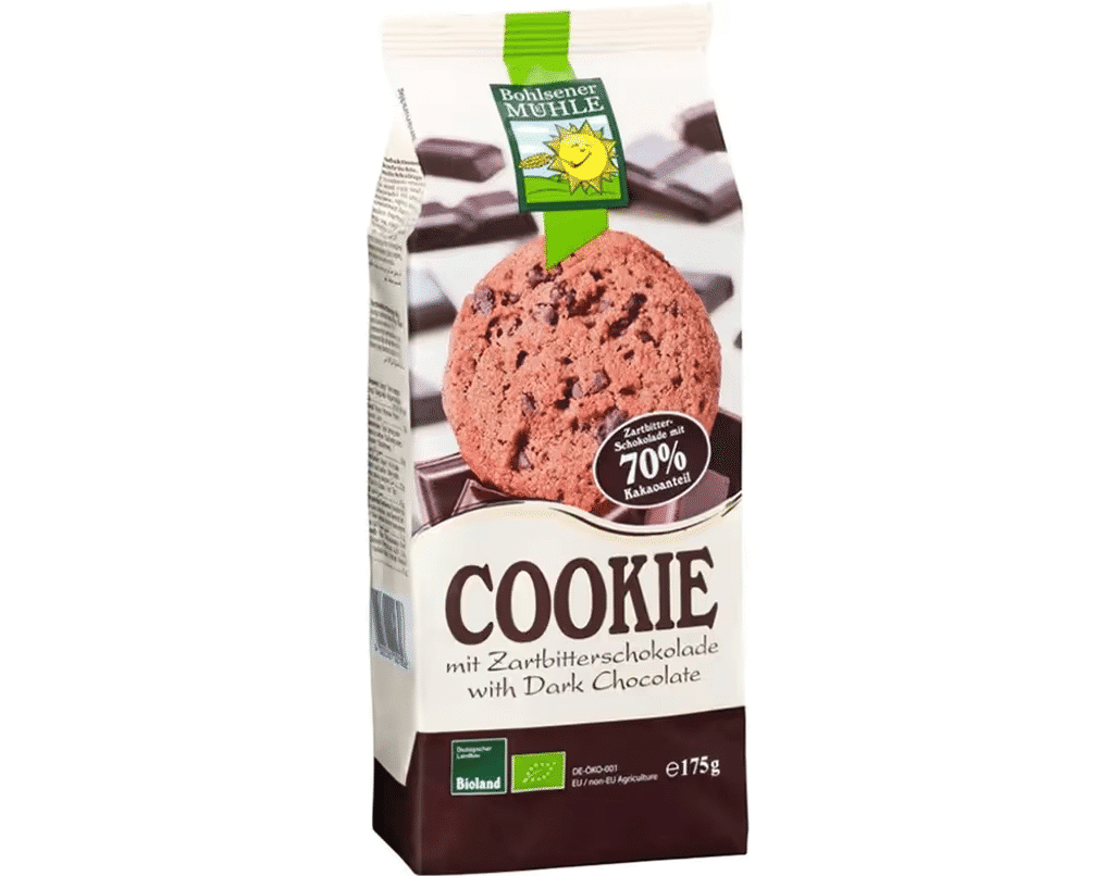 Cookies Bio C / Chocolate Amargo 175G - BOHLSENER MUEHLE
