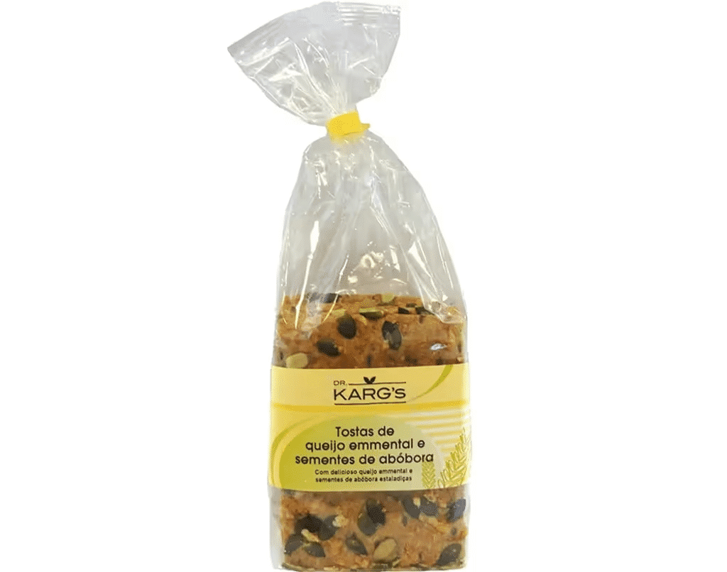 Tostas Queijo Emmental C / Abóbora 200G - DR. KARGS