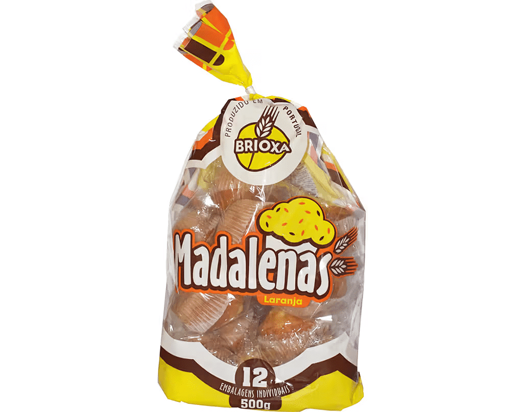 Madalenas De Laranja Saco 500g - BRIOXA