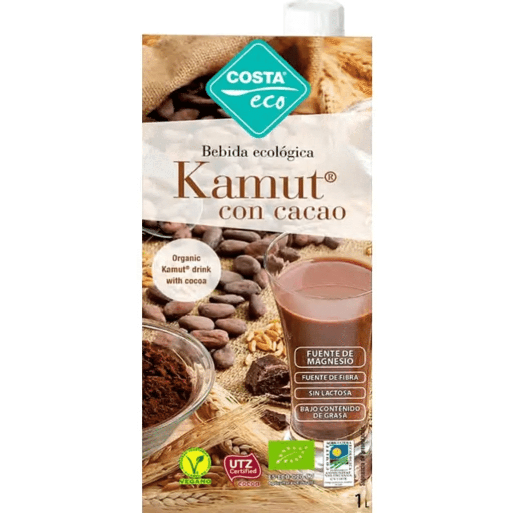 Bebida Kamut com Cacau sem Lactose Biológica embalagem 1 L - COSTA ECO