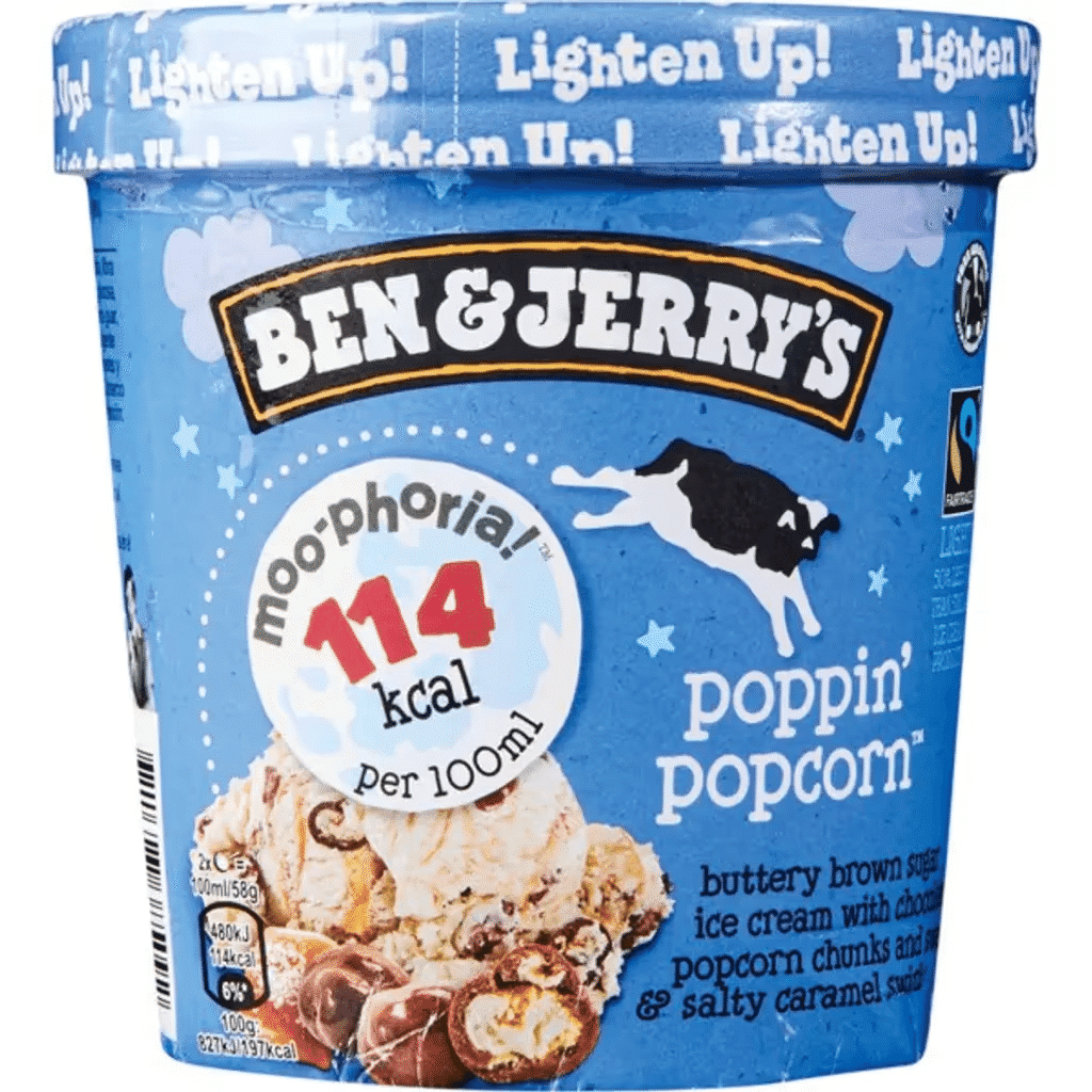 Gelado Moo-Phoria de Pipoca embalagem 465 ml - BEN & JERRY'S