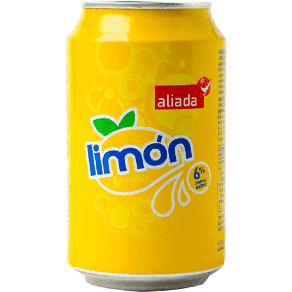 Refrigerante de Limão com Gás lata 33 cl - ALIADA