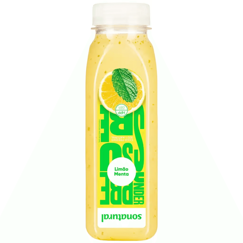 Sumo de Limão e Hortelã embalagem 250 ml - SONATURAL
