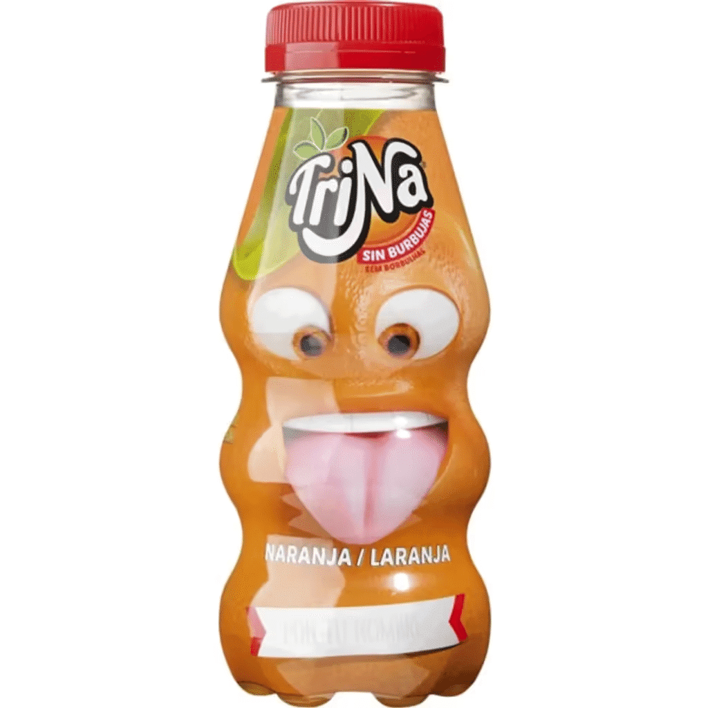 Refrigerante de Laranja sem Gás garrafa 27,5 cl - TRINA