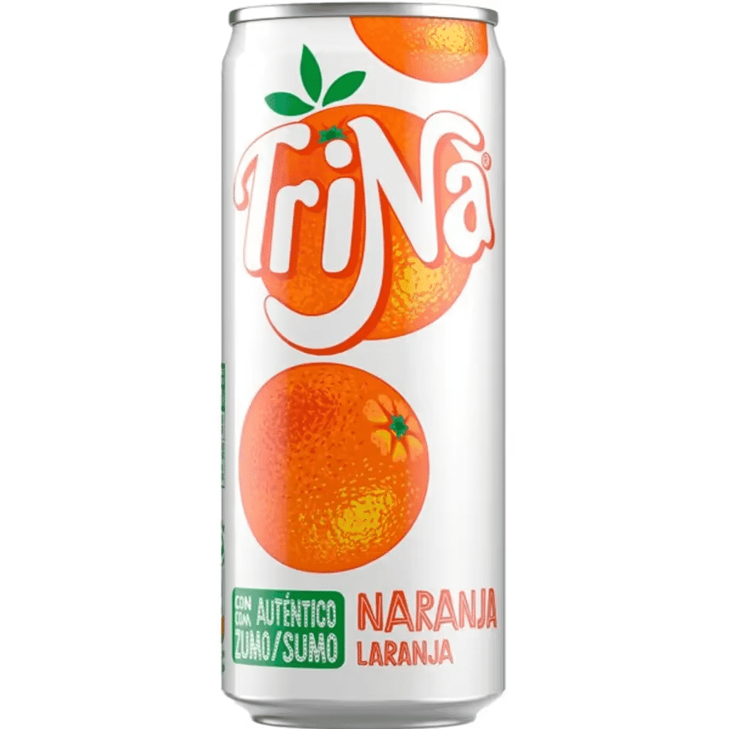 Refrigerante de Laranja sem Gás lata 33 cl - TRINA ZERO