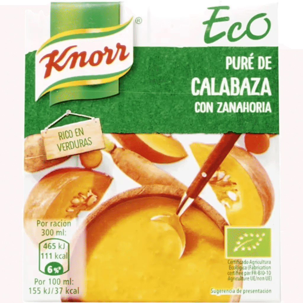 Creme de Abóbora e Cenoura Ecológico embalagem 300 ml - KNORR