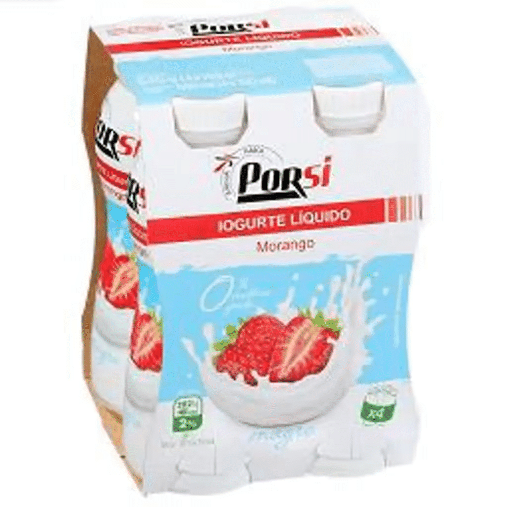 Iogurte líquido 0% morango - PORSI