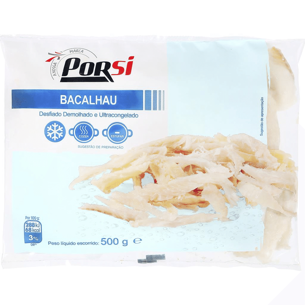 Bacalhau desfiado - PORSI