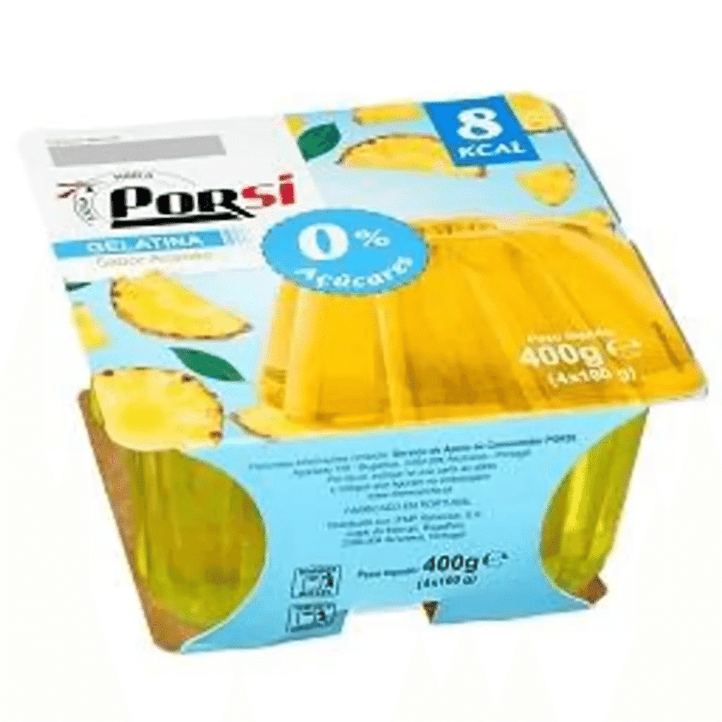 Gelatina ananás 8 kcal - PORSI