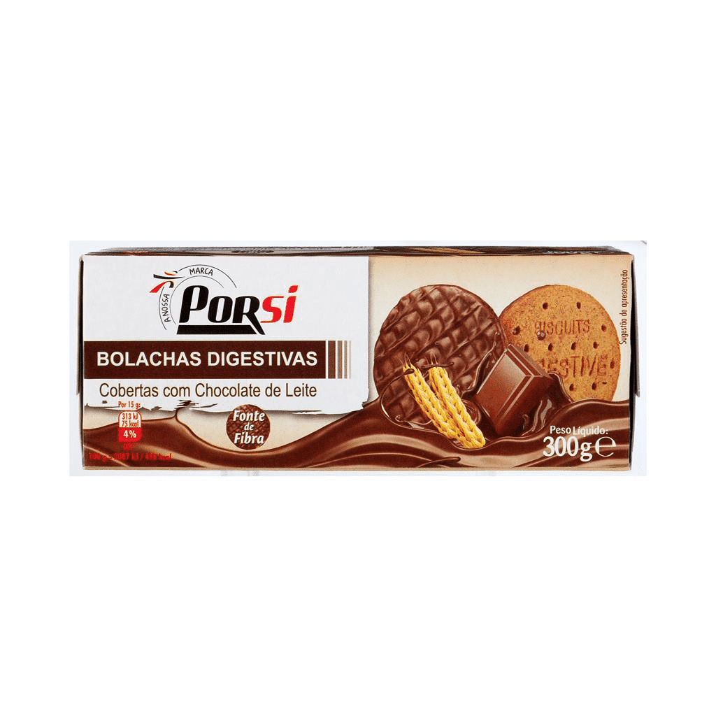 Bolachas digestive chocolate - PORSI