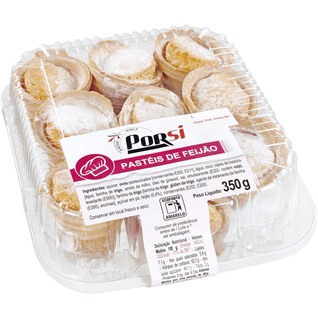 Pastéis de feijão - PORSI