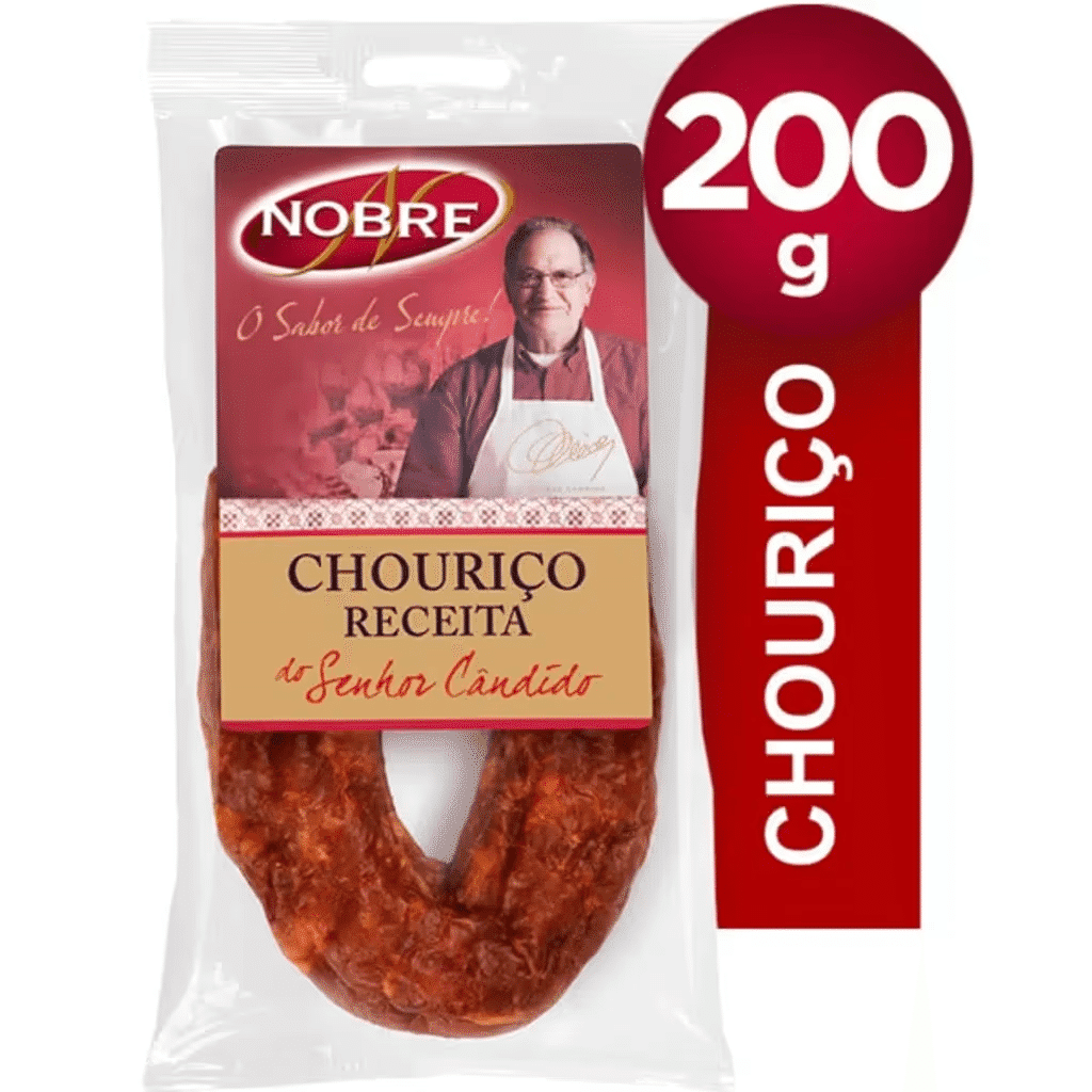 Chouriço embalagem 200 g - NOBRE RECEITA TRADICIONAL