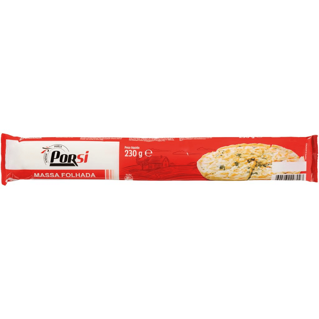 Massa Folhada Margarina - PORSI
