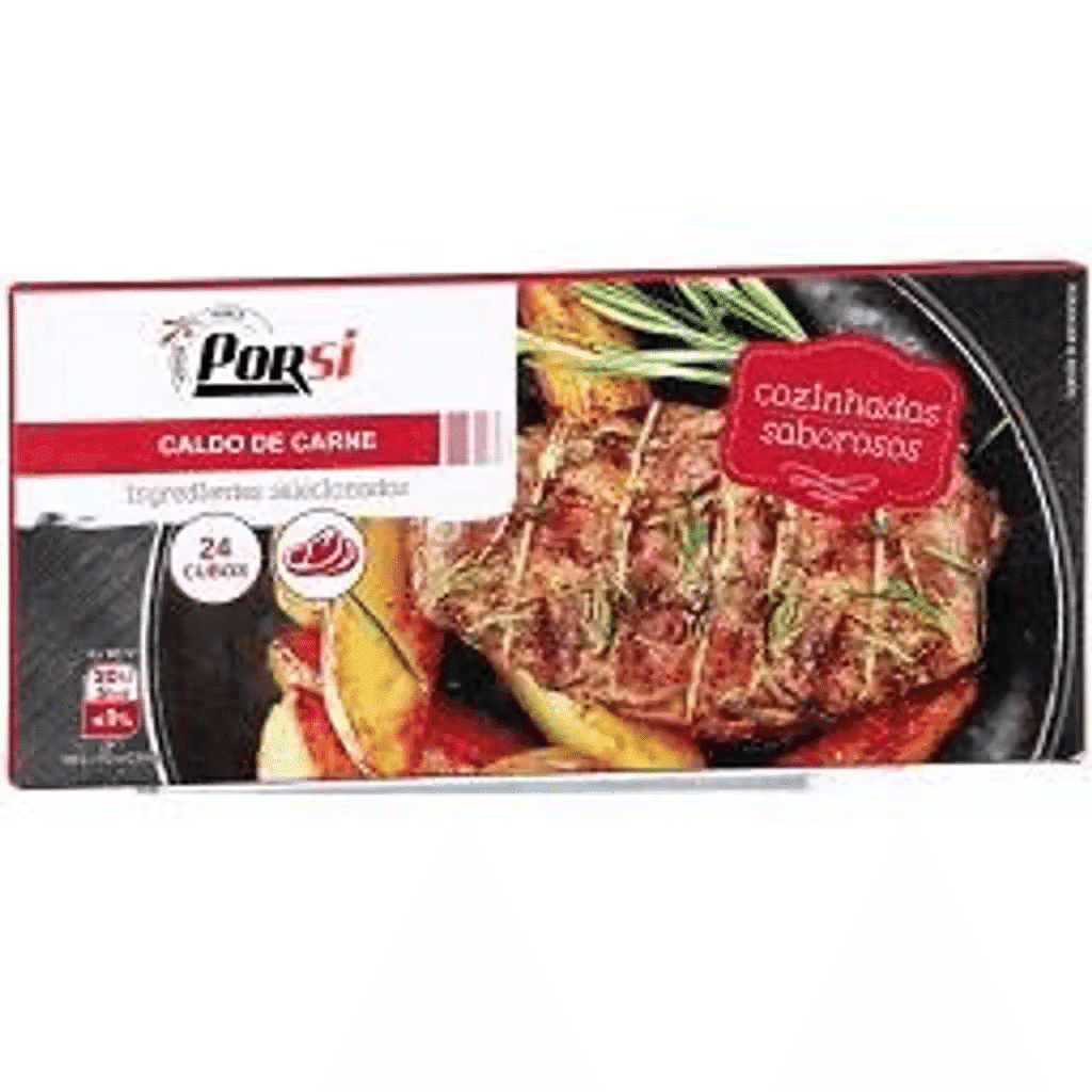 24 Caldos de carne, 255 g - PORSI