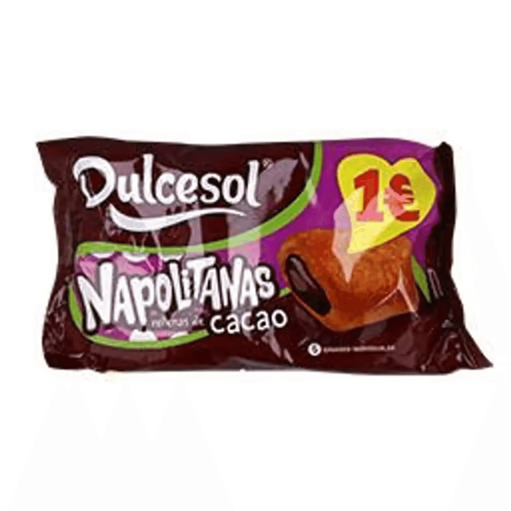 Napolitana de cacau, 5 unidades - DULCESOL