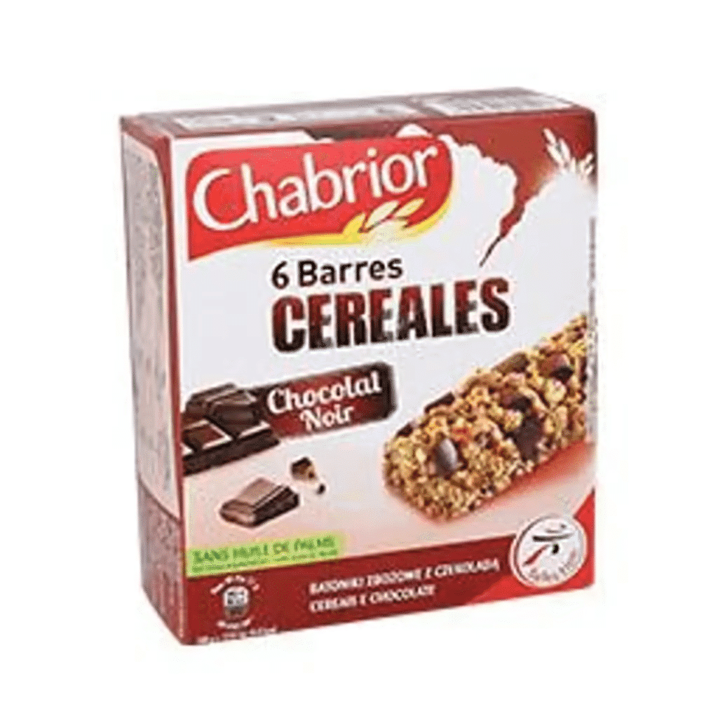 Barras de cereais chocolate preto - CHABRIOR