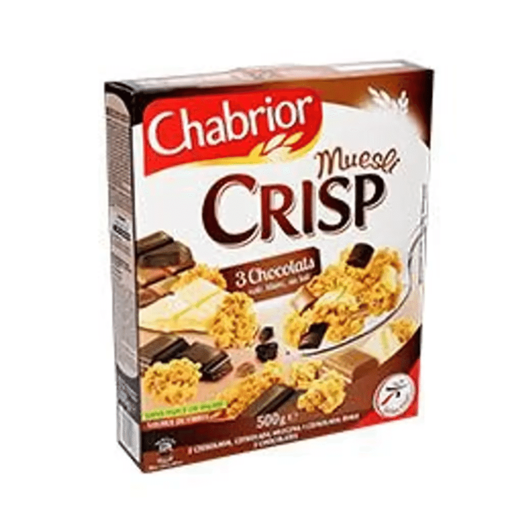 Cereais muesli 3 chocolates - CHABRIOR