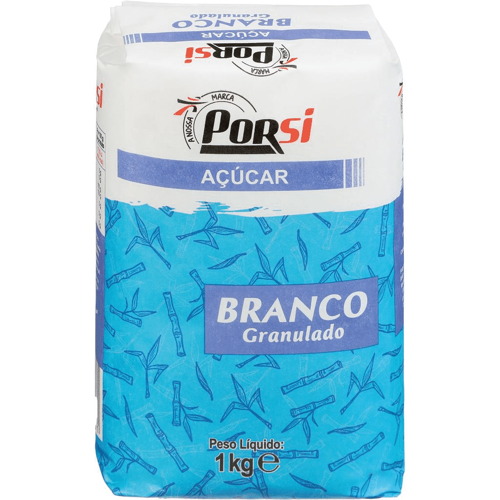 Açúcar granulado, 1kg - PORSI