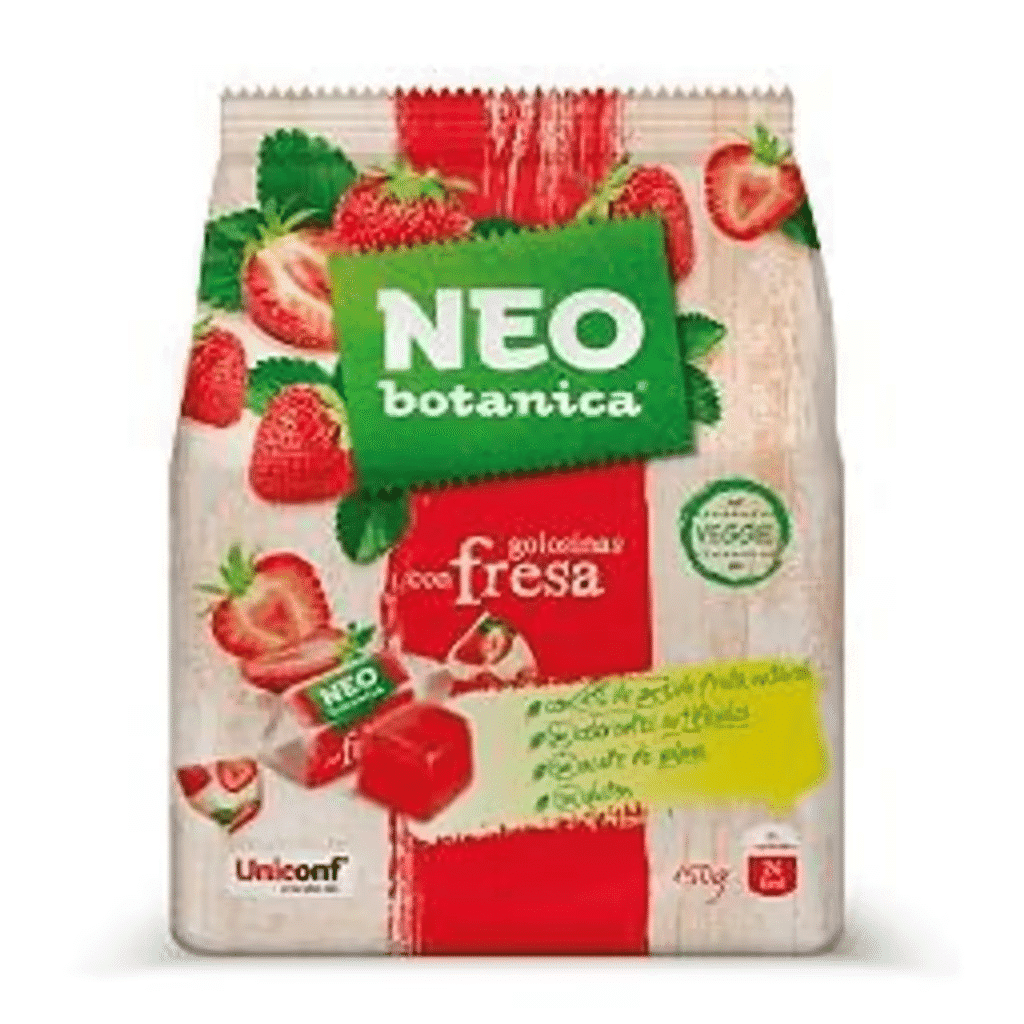Gomas gelatina de morango - NEO BOTANICA