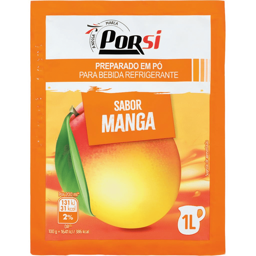 Refresco em pó, manga - PORSI