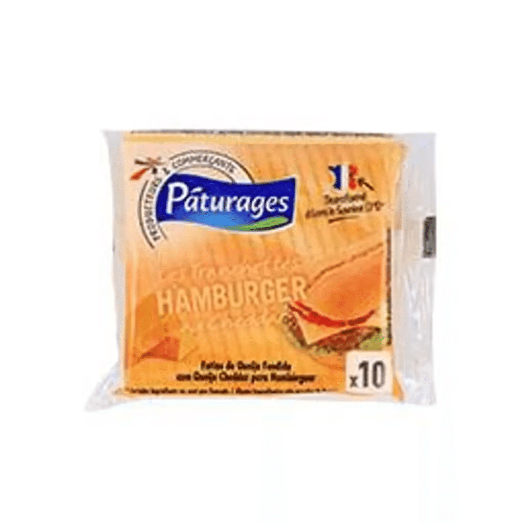 Queijo fatias para hamburger - PÁTURAGES