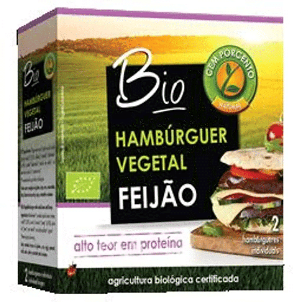 Hambúrguer feijão azuki e cânhamo bio - CEM PORCENTO