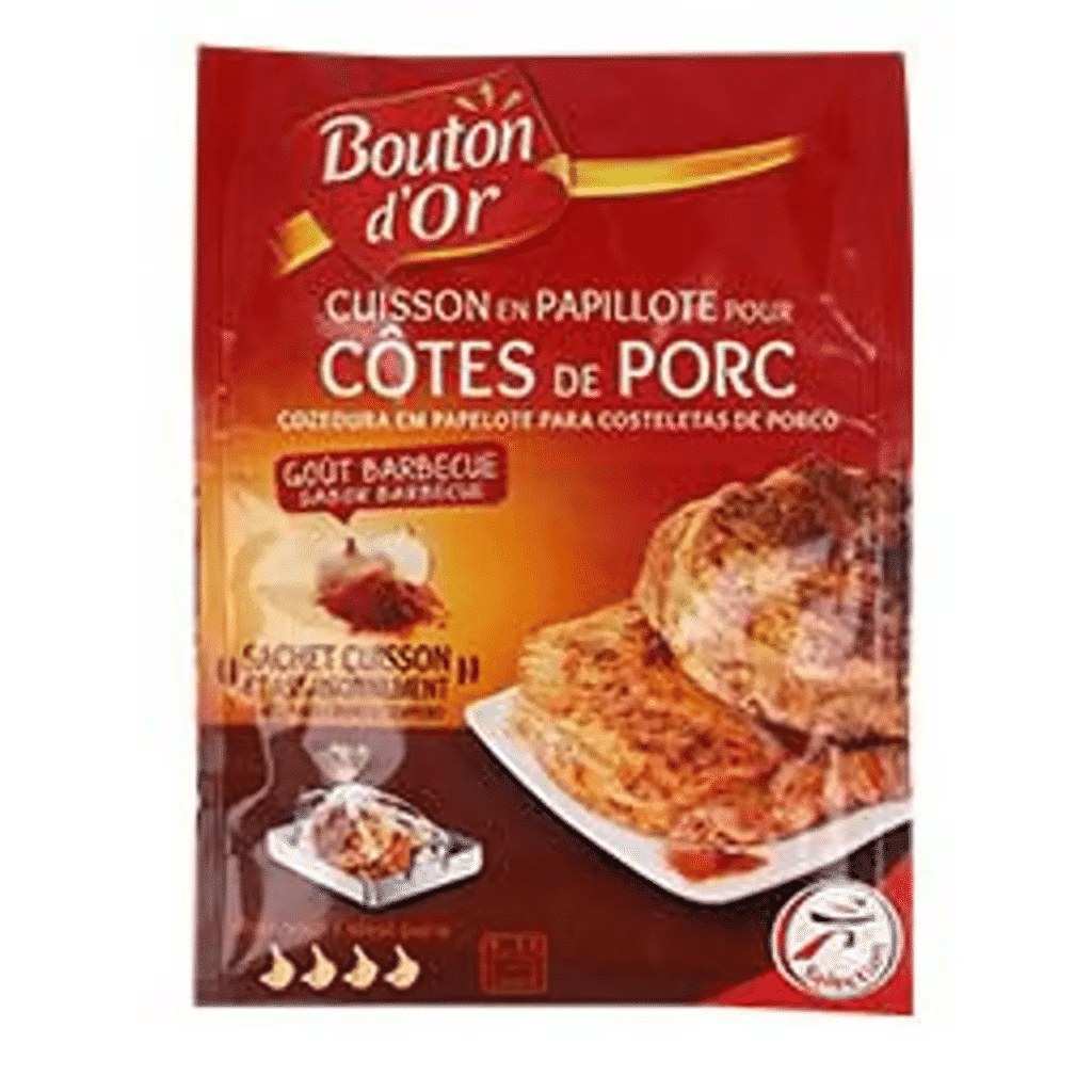Papelote p / porco barbecue - BOUTON D'OR