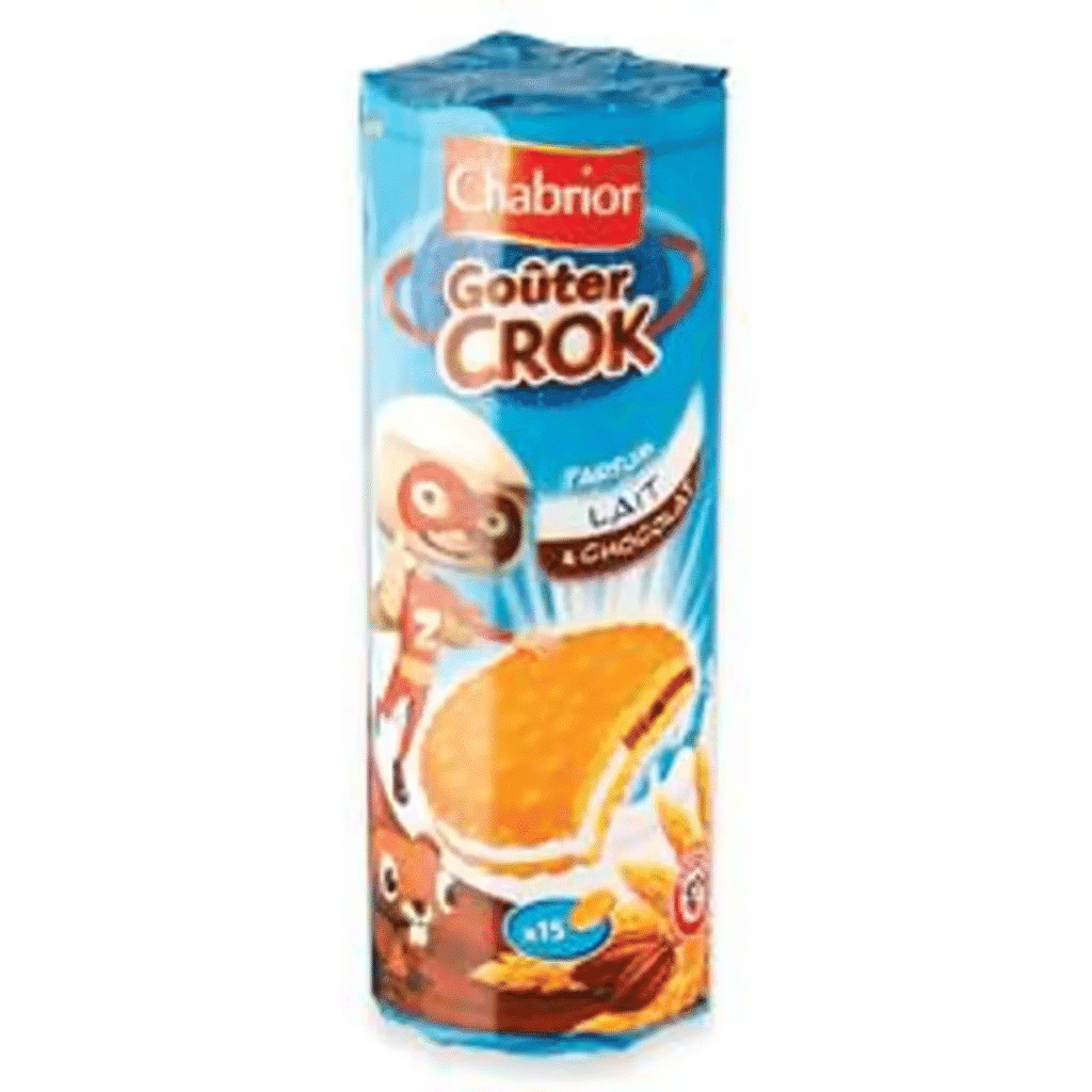 Bolachas com recheio de leite e chocolate - CHABRIOR