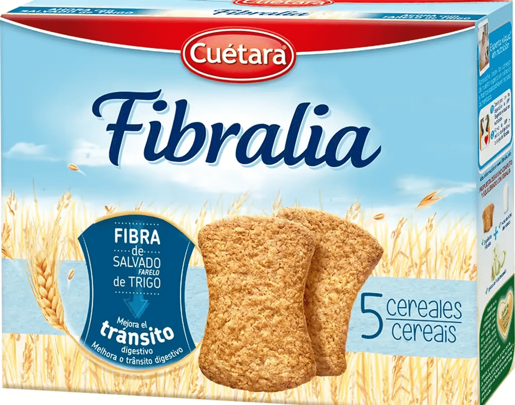Bolachas Fibralia 5 Cereais - CUÉTARA