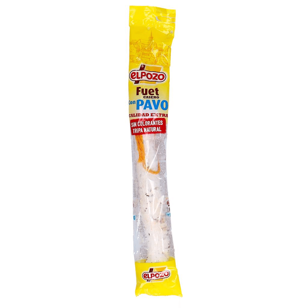 Salsichão fuet caseiro peru, embalagem de 150g - ELPOZO