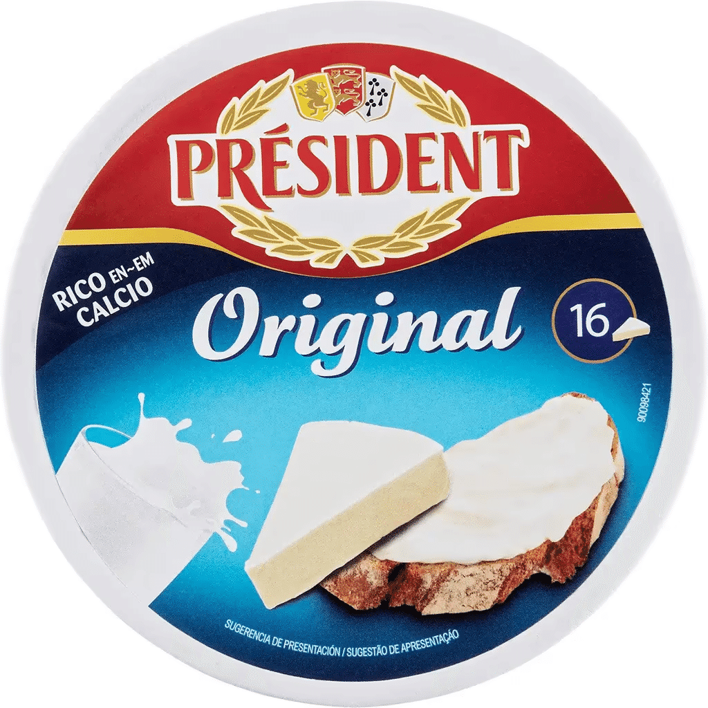 Queijo Fundido 16 Porções embalagem 250 g - PRÉSIDENT