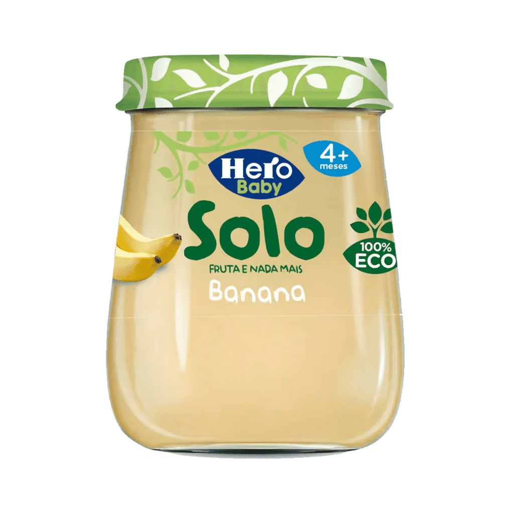 Boião de Fruta Banana - HERO BABY