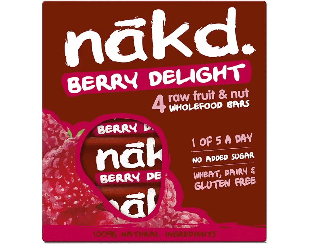 Barras Cruas De Fruta Framboesa Delight 4X35 G 70200 - NAKED