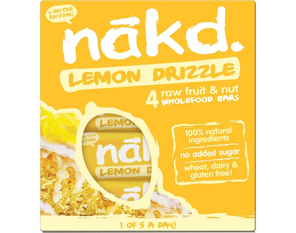 Barras Cruas De Fruta Limão 4 X 35G 70600 - NAKED