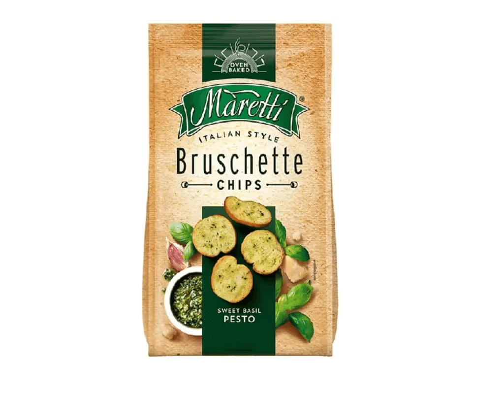 Bruschetta Pesto de Manjericão - MARETTI